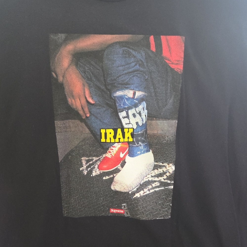 Supreme Black T-Shirt with Graphic Print